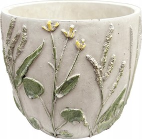 Virágtartó Nagy 18cm-es beton virágtartó fedél erkély teraszra