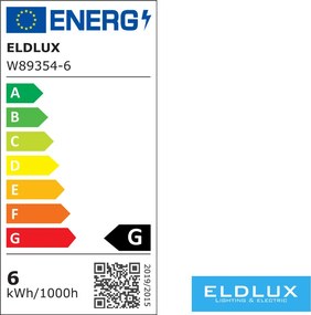 ELDLUX W89354-6 Kristály Fali Lámpa IP20