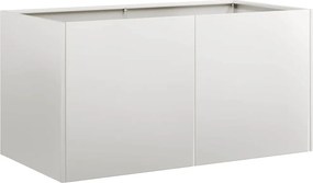 vidaXL növénytartó 80x40x40 cm rozsdamentes acélból