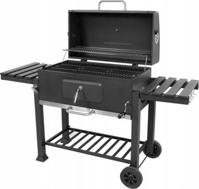Nagy Szén grill XXL öntöttvas rács 78x42 5 cm 3 polc Lund