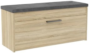 Odell Parma cipőtároló pad, 100x49x35 cm, sonoma