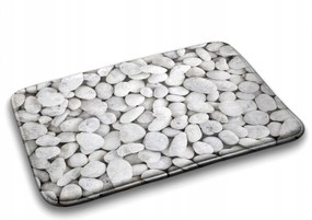 Divatos nedvszívó fürdőszoba szőnyeg Kövek 90x60 cm