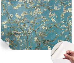 Mosható öntapadós fotótapéta étkezőbe Virágzó ágak 208x146 cm