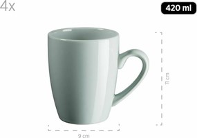 Mäser 16 darabos étkészlet PASTEL SELECTION –mentol