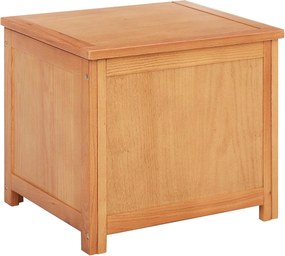 vidaXL Tároló Doboz 50 x 45 x 45 cm Műszaki fa tölgy furnérral
