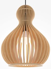 Maytoni MOD192PL-01W1 - Csillár zsinóron ROOTS 1xE27/40W/230V átm. 30 cm bézs