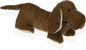 Dog tacskó formájú barna ajtó kitámasztó - Versa