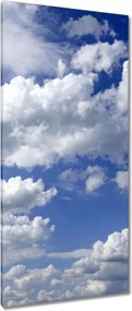 Vászonkép 55x115 Gömbölyű felhők Égbolt