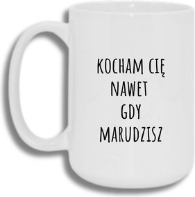 Bögre Fehér Nagy 440ml Ajándék Vicces Szeretlek