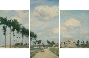 Kép - Johan Barthold Jongkind, The Towpath, reprodukciók (90x60 cm)