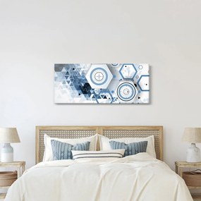 Kép - Geometriai absztrakció (120x50 cm)