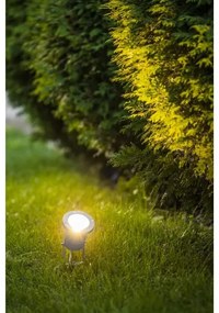 Lámpa Kerti lámpatest DIEGO, GU10, MAX. 35W, IP65, AC220-240V, 50/60Hz, aluminium, szürke