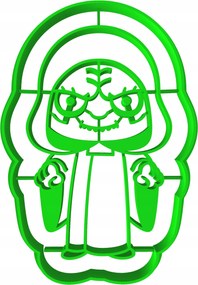 Sütemény- és mézeskalács lyukasztó Star Wars Darth Sidious 8cm