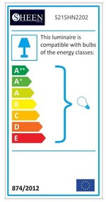 Fekete fali lámpa Hemdem – Opviq lights