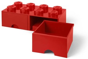 Piros 2 fiókos tárolódoboz - LEGO®