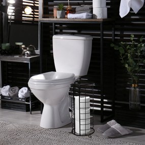 Álló WC papír tartó Black 322743A