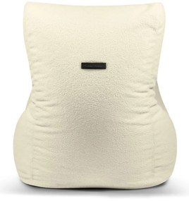 Krémszínű buklé babzsákfotel Seat Lounge – SLOWDOWN