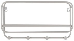 Feira kalaptartó fogas, acél, szürke 45x15x25 cm