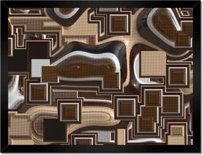 Poszterek keretben 40x30 Csokoládé absztrakt