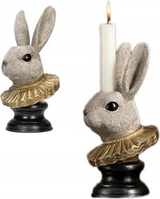 Húsvéti Nyuszi Figura Gyertyatartó Kandeláber Húsvéti Nyuszi Dekoráció