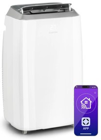 Klarstein Iceblock Smart 12K, mobil klíma, 3 az 1-ben, 12.000 BTU, irányítás alkalmazás által , fehér