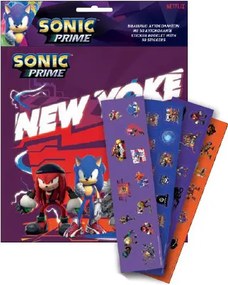 Sonic a sündisznó New Yoke matricás album 50 db matricával