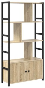 Könyvespolc sonoma tölgy 80 x 30 x 155.5 cm Faanyag