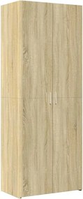 vidaXL sonoma tölgy színű szerelt fa magasszekrény 70 x 42,5 x 185 cm