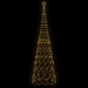 kúp alakú karácsonyfa 3000 meleg fehér LED-del 230 x 800 cm