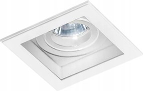 Süllyesztett lámpatest modern, fehér, négyzet alakú, étkezőbe Minorka