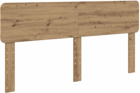 vidaXL Fejtámla Artisan tölgy 200 cm Faanyag