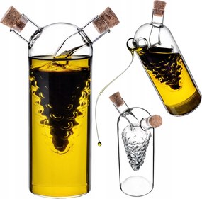 Olívaolaj Palack Ecet 350 ml Üveg Kancsó 2in1 Ecet Olaj Dugó