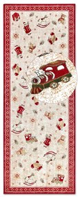 Piros pamutkeverék futószőnyeg karácsonyi mintával 80x200 cm Toy's Delight Red Christmas – Villeroy&amp;Boch
