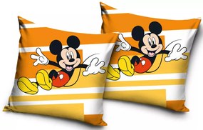 Disney Mickey párnahuzat 40x40 cm sárga