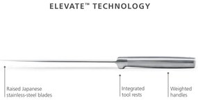 Rozsdamentes acél kés készlet tartóval 5 db-os Elevate Fusion – Joseph Joseph