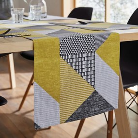 Pamut asztali futó 220x33 cm Larsson Geo – Catherine Lansfield