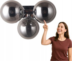 Fali lámpa Marbelio WL-6161-3 Ch+sm Italux