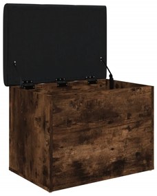 füstös tölgy színű szerelt fa tárolópad 62 x 42 x 45 cm