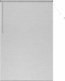 vidaXL Zsalugáter Redőnyök Ezüst 220 x 140 cm Alumínium