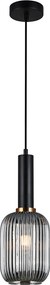 Italux glamour modern függeszték antiola fekete füstös itxpnd-5588-1m-bksg