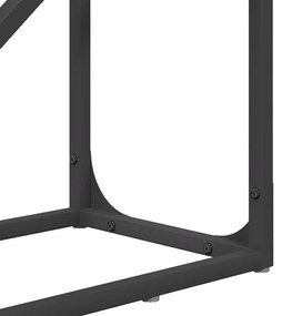 fekete hidegen hengerelt acél tűzifatároló 40x25x100 cm