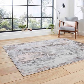 Apollo szürke-rózsaszín szőnyeg, 160 x 220 cm - Think Rugs