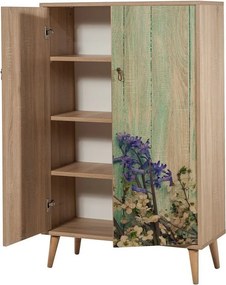 Mega Sonoma Oak Flowers I szekrény