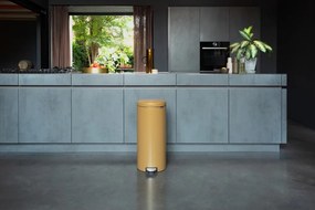 Aranyszínű acél pedálos szemetes 30 l NewIcon – Brabantia