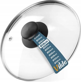 Konyhai Üvegfedő Serpenyő Edényekhez Szellőző 18 CM