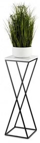 LOFT virágtartó állvány 70x24 cm fekete/fehér