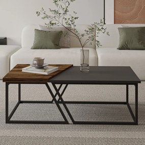 Verona P0024623 - Anthracite, Rustic Walnut
