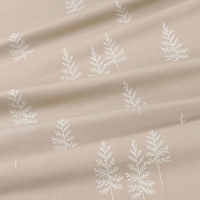 Goldea kör alakú terítő erős pamutból - északi fenyők Ø 140 cm