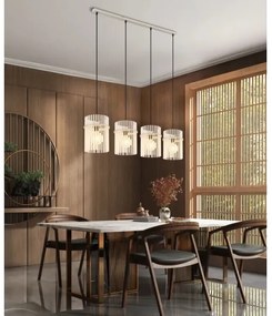 Globo 15698-4HB - Kábeles függeszték GORLEY 4xE27/60W/230V