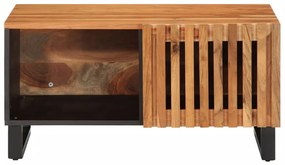 Tömör akácfa dohányzóasztal 80 x 51 x 40 cm